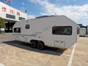 Caravane de luxe moderne en aluminium à double essieu de 7,8 m avec cuisine et salle de bain pour <span class=keywords><strong>camping</strong></span>-<span class=keywords><strong>car</strong></span> et van - Product Image 3