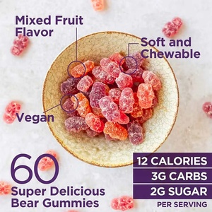 อาหารเสริมกัมมี่เห็ดวีแกนแบบ OEM ฉลากส่วนตัว 10 in 1 กัมมี่เห็ดหลินจือสำหรับผู้ใหญ่ เพิ่มพลังงานและบำรุงความจำ - Product Image 2