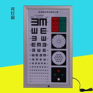 กล่องไฟแสดงแผนภูมิการมองเห็นแบบลอการิทึมอเนกประสงค์ ขนาด 5 เมตร โครงอะลูมิเนียมอัลลอยด์ สำหรับการดูแลสายตา - Product Image 1