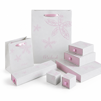 Ensemble de boîtes et sacs cadeaux pour bijoux de luxe, personnalisables avec logo, solution d'emballage haut de gamme pour les marques de bijoux