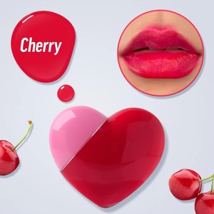 Vente en gros d'huile pour les lèvres en forme de coeur naturelle et hydratante organique de marque privée logo personnalisé glaçure à lèvres de teinte végétalienne plus dodue - Product Image 5