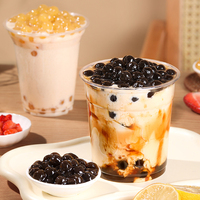 Perles de tapioca au sucre noir surgelées à cuisson rapide pour les ingrédients du bubble tea