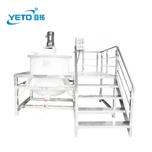 PP PVC Anti corrosive Tank Bleaching Mixing Machine Chemical Liquid Storage Mixing Tank For Chlorine Strong Acid Product