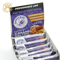 Marché canadien populaire impression personnalisée 400g barre d'arachide congelée barre protéinée chocolat carton affichage emballage alimentaire boîte de papier