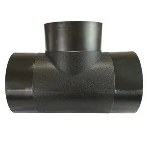 PUHUI China Hersteller DN125/DN140/DN160/DN180 Butt Fusion Equal Tee für die Entwässerung