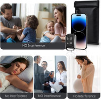 Protection pour smartphone, bloqueur de signal de téléphone portable, pochette de blocage de signal RFID GPS, sacs Faraday pour téléphones et clés de voiture