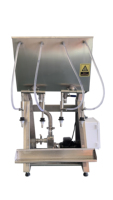 Remplisseuse volumétrique de précision semi-automatique compacte de 1 à 5 L |   Équipement pour boissons alcoolisées pour l'embouteillage de vin/vodka/eau