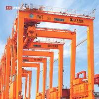 Grue à portique RTG 35 tonnes 40 tonnes 45 tonnes 50 tonnes 60 tonnes Hauteur de levage 18 mètres Grue à portique à pneus en caoutchouc Prix
