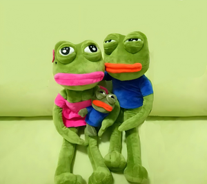 Peluche grenouille personnalisée, peluche couple, peluche familiale, fabricant de peluches personnalisées - Product Image 2