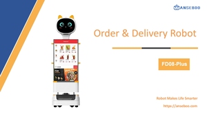 2025 Giao hàng nhà hàng robot hỗ trợ API Giao hàng robot với menu Robot gato mesero - Product Image 4