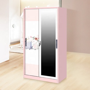 Mobili per la casa grande angolo 2 ante metallo <span class=keywords><strong>abbigliamento</strong></span> per bambini armadio a parete armadio vendita calda online - Product Image 2