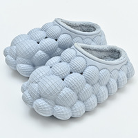 Femmes Hiver Mode Coton Bulle Diapositives Plate-forme Bout Rond Chaud Bulle Pantoufles En Gros Femme Chaussures