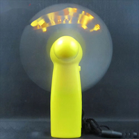 Mini Ventilador Portátil LED Personalizado 2025, Ventilador Eléctrico de Mano con Pantalla LED Programable y Batería