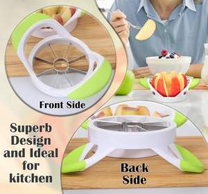 Stainless Steel Manual <b>Mango</b> Slicer <b>Cutter</b> Portable Soft-Handled Fruit Corer with Container Easy Usage Kitchen Gadgets - Product Image 5