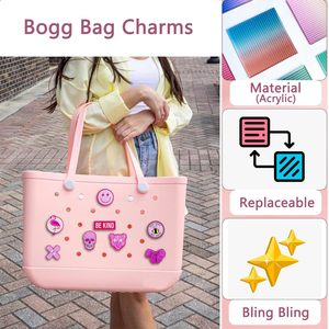 Baseball <b>Bag</b> <b>Charms</b> for Bogg <b>Bag</b> Bling Acrylic Sport <b>Charm</b> for Bogg <b>Bag</b> Accessories Compatible with Simply Southern Beach Tote - Product Image 6