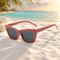 Lunettes de soleil unisexes œil de chat vintage de luxe, petites, en métal, effet miroir, protection UV400, légères, monture complète, multicolores, dorées, forme triangle ovale, magnifiques