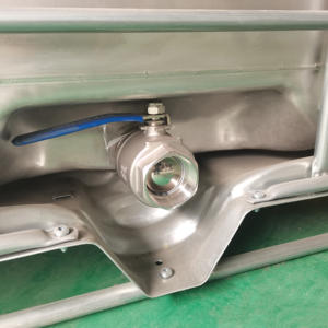 1000L acier inoxydable IBC fourre-tout tonne réservoir empilable de qualité alimentaire conteneur liquide en vrac industriel transport facile - Product Image 6