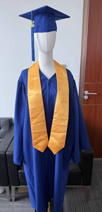 Conjunto de gorro de vestido de graduación de jardín de infantes preescolar de Color verde con borla y faja de graduación para la parte superior del tamaño del niño - Product Image 2