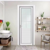 Nouvelles portes de salle de bain et de cuisine : Demi-verre, demi-panneau double 1.4 ; Verre trempé double couche ; Portes à panneau unique