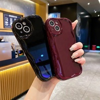 Sarung ponsel merah terang Tahun Baru 2025, pelindung belakang ponsel untuk vivo v23e f19 pro