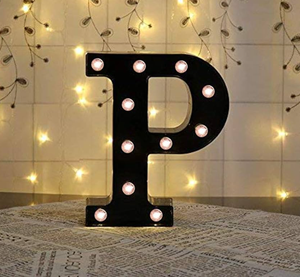 Insegna luminosa con lampadina Insegna con lettere in alluminio 3D Personalizzata per aziende IT È utilizzata per feste di compleanno, occasioni pubblicitarie per proposte di matrimonio - Product Image 5