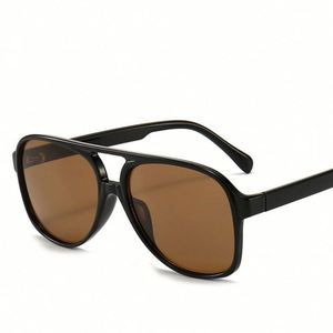 Lunettes de soleil rétro pour hommes et femmes, tendance 2022, verres jaunes, lunettes de conduite, lunettes de soleil polarisées surdimensionnées pour femmes - Product Image 5