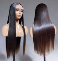 Échantillon Gratuit Vente en Gros Perruque Lace Frontale 13x6 HD en Cheveux Humains Raides Naturels, Perruque en Cheveux Bruts, Perruques Frontales HD pour Femmes Noires