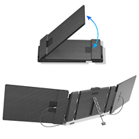 OEM ODM S2 Écran Pliable 14 Pouces à 360 Degrés avec Fonctions Complètes, Triple Moniteur Portable pour Extension d'Écran d'Ordinateur Portable