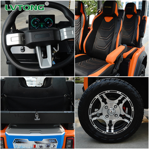 Carrito de Golf de Lujo LVTONG para 4 Personas con Sistema de CA de 72V y Pantalla - Product Image 3