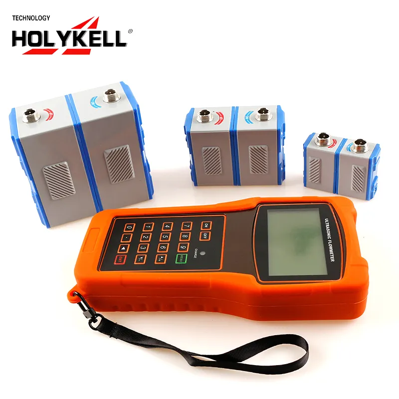 Holykell Factory HUF2000-H Portable Ultrasonic Liquid Flow Meter