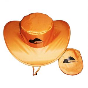 Casquettes pliables personnalisées en polyester 190T pour l'été, idéales pour les stages et les événements de team building universitaires - Product Image 2