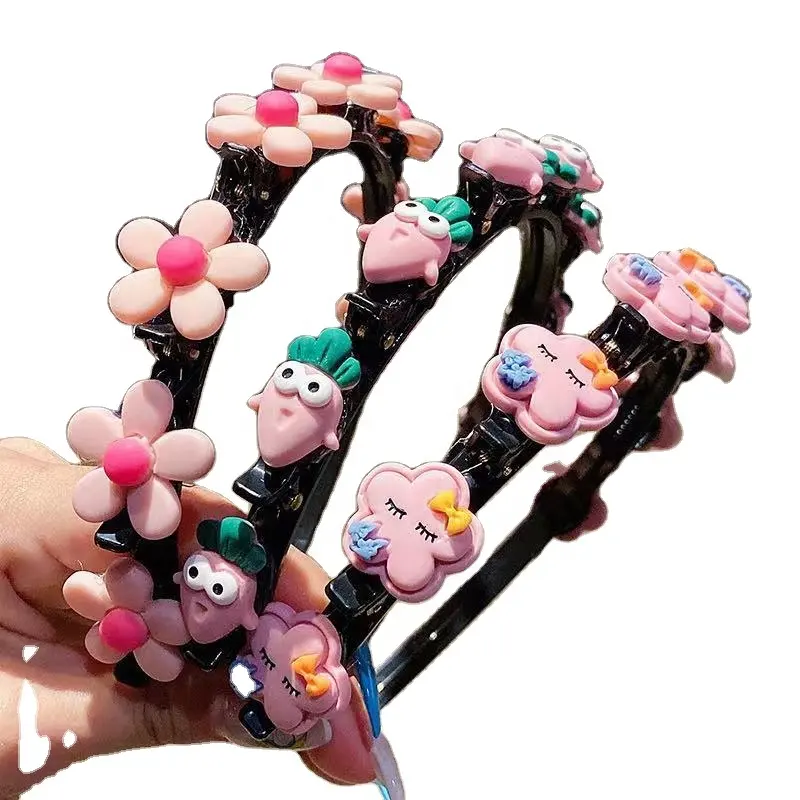 Children's Flower And Star Headband 3d Cartoon Colorful Headband Kids Hair Accessories Girls Head Bands