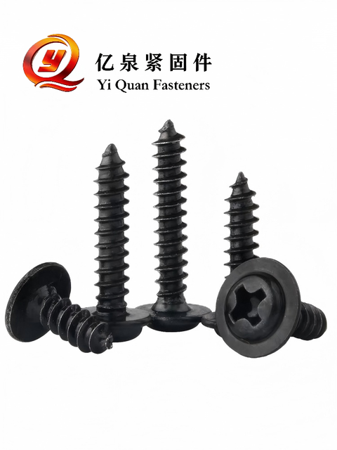 Steel Metric DIN Class 8.8 Black Oxide Cross Head Screw 6MM for PS4 Controller Housing Spare Parts Replacement