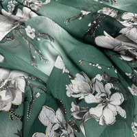 Tissu imprimé 100% polyester Coton en stock pour vêtements avec différents motifs