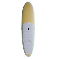 Vente en gros de planches de surf debout en époxy de haute qualité planches de surf en fibre de verre SUP en bambou avec logo personnalisé pour les sports nautiques