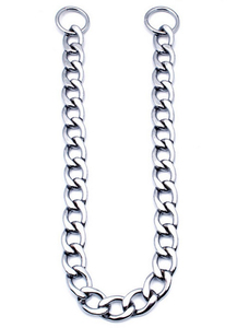Guinzaglio per Cani in Acciaio Inox Resistente, Catena Cubana di Lusso 35-80cm con Sgancio Rapido e Motivo Stampato - Product Image 5