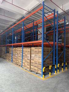 Nhiệm vụ nặng nề Kệ dầm Pallet dày kho lưu trữ vải thẳng đứng cỡ lớn 1 tấn 2 tấn 3 tấn nhà máy tùy chỉnh thực hiện - Product Image 5