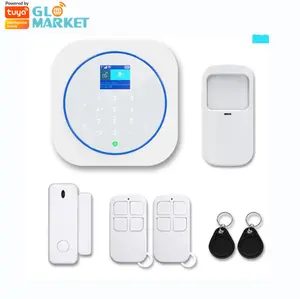 Glomarket Smart WIFI/GSM/GPRS versione di allarme Tuya Smart Home Security sistema di allarme sensore impermeabile per la casa