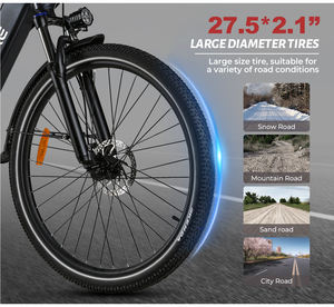 UK Dropshipping Fashion 26inch Electric City Bike 36V15AH Lithium Battery <b>EBike</b> for Outdoor Commuting - Product Image 4