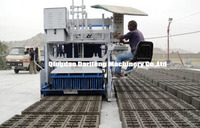 QTM12-15 automatique Mobile couche mobile cendres volantes béton ciment ponte brique faisant la machine