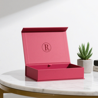 Boîte en carton rigide magnétique avec logo personnalisé haut de gamme écologique, laminage mat, recyclable, produits ménagers, cadeaux alimentaires