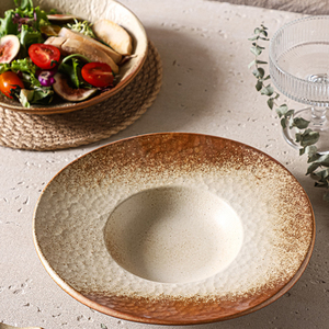 Service de table en céramique rétro avec bol, porcelaine haute température pour la maison, l'hôtellerie et la restauration - Product Image 6