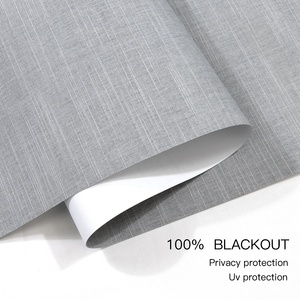 ستائر دوارة آلية ذكية للديكور المنزلي تعمل بتقنية <span class=keywords><strong>Zigbee</strong></span> وAlexa وTuya وWiFi وGoogle وMatter، ستائر تعتيم كهربائية بتصميم فرنسي بسيط - Product Image 2