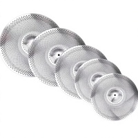 Kit de surdoublures d'entraînement pour cymbales de batterie, anti-bruit - 14/16/18/20 pouces, 5 ou 4 pièces