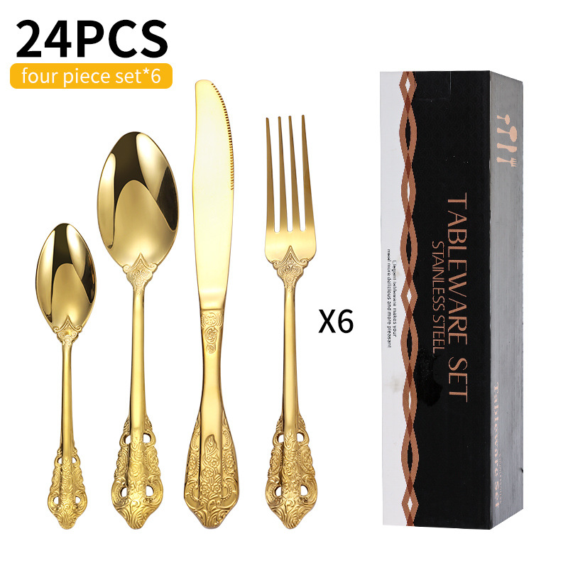 Court - Oro 24 piezas (Caja Negra)