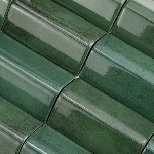 Piastrella Verde Marocco Angolare 4,5 X 10 Cm Spessore 6 Mm Finitura Lucida Bordi Irregolari - Product Image 4