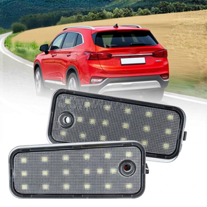 2PCS pour Hyundai Santa Fe DM pour Grand Santa Fe NC 2013-2018 Éclairage de plaque d'immatriculation LED 12V 6000K 2014 2015 2016 2017 - Product Image 1