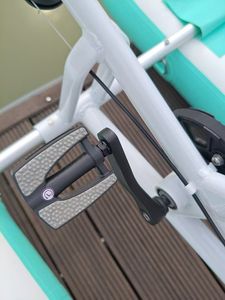Vélo aquatique commercial QIQU à pédales pour enfants, vitesse sécurisée <span class=keywords><strong>de</strong></span> 5 km/h, vélo flottant gonflable pour le camp d'été - Product Image 4