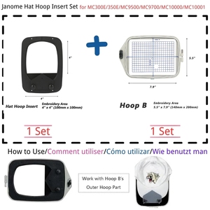 Aro para máquina de bordar Janome MC500E 350E 9500 <span class=keywords><strong>Elna</strong></span> 820 830 MC400C Janome 550E Memory Craft - Product Image 3