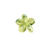 Pince à cheveux en plastique tendance en forme de fleur pour filles, vente en gros, usage quotidien, style vacances d'été
